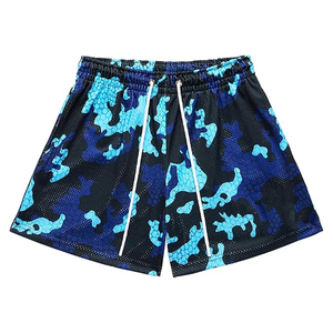 กางเกงวิ่งลายพรางผู้ชาย โลโก้แบบซับลิเมชั่นสั่งทำได้ ผ้าฝ้ายหนานุ่ม มีเชือกผูกเอว กางเกงออกกำลังกาย ขายส่งจำนวนมาก - Product Image 1