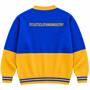 Pulls à col en V B2B 2026 pour les sororités/fraternités/écoles/collèges/universités, cardigans tricotés unisexes - Product Image 4
