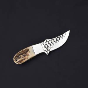 Cuchillo de Desollado de Acero Inoxidable Premium DIY OEM, Hoja Afilada, Diseño de Espiga Completa, Agarre Ergonómico para Caza, Camping y Actividades al Aire Libre - Product Image 5