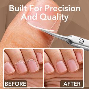 กรรไกรตัดหนังกำพร้ารัสเซีย กรรไกรตัดหนังกำพร้าสแตนเลส อุปกรณ์ทำเล็บมือและเล็บเท้าแบบพกพา ที่ตัดเล็บ - Product Image 4