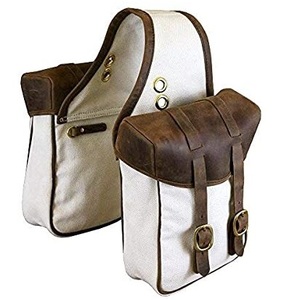 Sacoche latérale de moto en cuir véritable antique, multi-poches, sacs de bagages pour motard, écologiques, taille personnalisée, design logo - Product Image 6