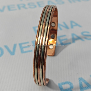 Pulsera de Terapia Magnética de Cobre Puro Moderna y Premium, Ecológica, Curación Natural, Alivio del Dolor de Manos, Reumatismo, Mejora del Sueño, Ajustable - Product Image 6