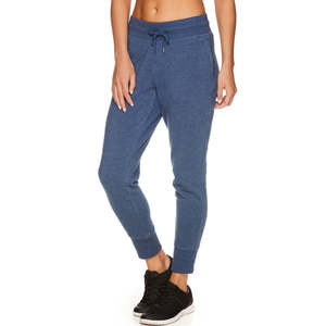 Winter <b>Women's</b> Mid Waist Vintage Drawstring Thick Fleece Polyester/Cotton Athletic Sports Sweatpants Custom <b>Trousers</b> - Product Image 1