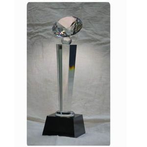 Elegant Minimalist Crystal <b>Trophy</b> Versatile Award For Professional Milestones And Sports Achievements Corporate Celebration Gift - Product Image 1