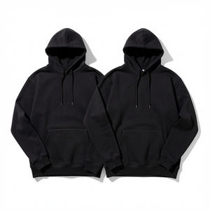 Sudadera Personalizada con Cuello Redondo, 100% Algodón, Sudadera Oversize con Cuello Redondo, Diseño Liso, Sudadera Blanca Estilo Urbano, Talla Grande - Product Image 4