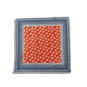 Bandana carrée en coton à imprimé floral pour femmes - Product Image 1