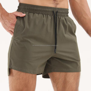 Pantalones cortos de algodón personalizados con cintura elástica para hombre, pantalones cortos de sudor de algodón bordados personalizados para hombre, pantalones cortos informales de baloncesto para mujer al por mayor - Product Image 5