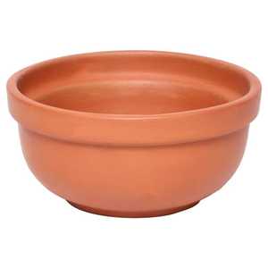 ชามดินเผาขอบหยักธรรมชาติทำด้วยมือสำหรับการแสดงบนโต๊ะในบ้านห้องครัว - Product Image 2