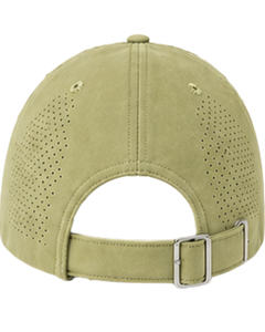 Casquette de baseball sportive respirante vert olive, sangle réglable, légère, séchage rapide, pour course en extérieur, gym, usage décontracté, qualité supérieure - Product Image 2