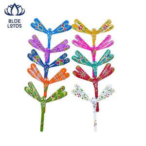 Juguete de equilibrio de bambú pintado a mano con diseño de libélula, ecológico, de alta calidad, el más vendido, para exhibición en jardín, a granel, en tendencia - Product Image 1