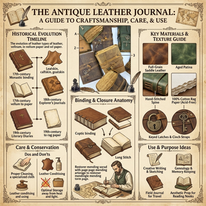 Antique Leather Journals for Writing Journaling Vintage <b>Stationery</b> <b>Gifting</b> Boutique Collections and Wholesale - Product Image 6