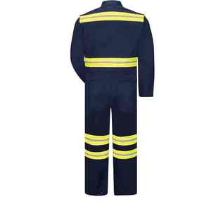 Ropa de trabajo de algodón resistente al fuego para trabajadores de plantas de fundición y fundidores de metales, uniforme industrial. - Product Image 3
