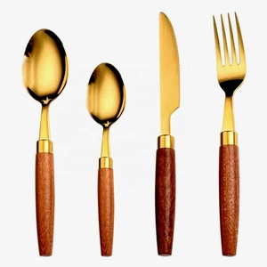 Acero inoxidable diseño redondo único de cerámica blanca Handel con banda plateada Diseño Mango Cubiertos Juego de cubiertos - Product Image 3