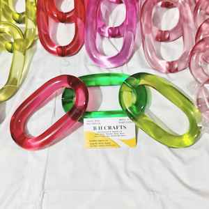 Eslabones de cadena de resina, cadena de resina decorativa, eslabones de cadena de resina para pared, eslabones de cadena de poliresina - Product Image 3