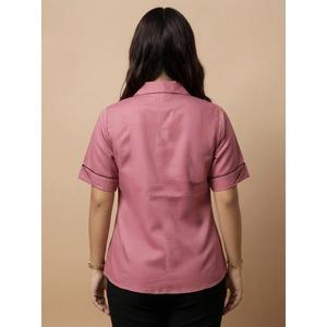 Camisa Elegante de Manga Larga para Mujer con Corte Moderno para Oficina, Estilo Casual y Elegante, Compre Directamente del Proveedor - Product Image 3