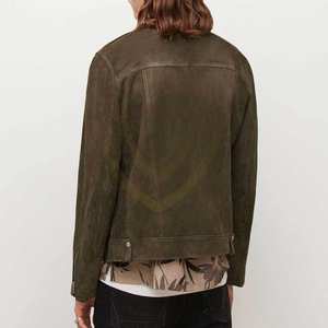 Chaqueta de Cuero Genuino de Alta Calidad para Hombre, Diseño Nuevo, con Talla Personalizada, Chaqueta de Cuero de Gamuza para Invierno - Product Image 3