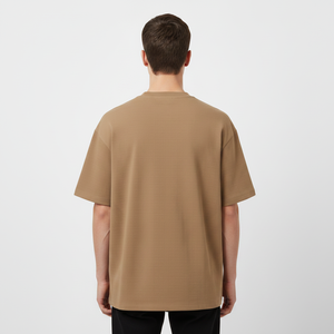 Fabricant de t-shirts en coton épais surdimensionnés, étiquette privée personnalisée, OEM - Product Image 2