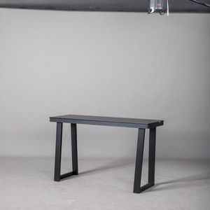 Consolle da Ingresso in Legno Massello di Teak, Tavolo Stretto da 90,5 cm per Divano e Soggiorno - Product Image 4