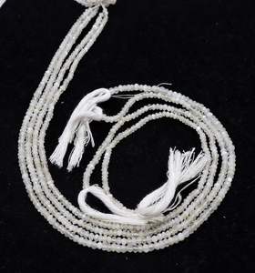 Cuentas de Cuarzo Diamante Herkimer Naranja AAA de 4-4.5 MM, Cuentas de Piedras Preciosas de Cuarzo Diamante Natural, 16 Pulgadas, Cuarzo Herkimer Naranja - Product Image 1