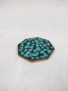 Nuevos Posavasos Clásicos de Resina con Diseño de Olas Oceánicas, Decoración de Mesa Personalizable para el Hogar y Restaurantes, Posavasos Redondos en Oferta - Product Image 3