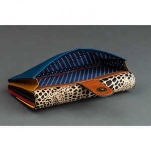 New Stylish Hair On Hide Colourful Fur Leather Clutch Unique Personalized Leather ATM <b>Card</b> <b>Holder</b> <b>Wallets</b> Fur Leather Clutch - Product Image 4