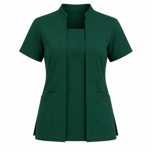 Women's Eco-Friendly Medical <b>Scrub</b> Suit Set Professional Healthcare Uniform Nursing Workwear Hospital Beauty <b>Salon</b> Clothing - Product Image 2