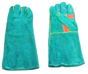 Guantes de Cuero Vacuno para Barbacoa, Forro de Algodón, Antiestáticos, Resistentes al Calor, para Trabajo Industrial y Soldadura - Product Image 2