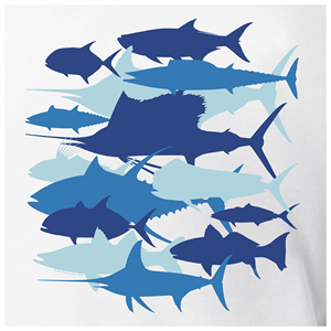 Vente en gros de vêtements de pêche personnalisés avec impression par sublimation, t-shirt de pêche à manches longues Mahi Performance UPF50+ - Product Image 6