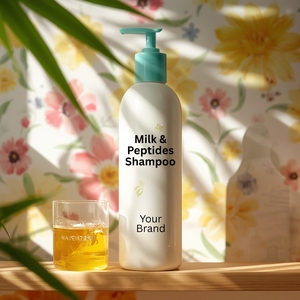 Crème végétalienne au lait de coco et aux peptides pour cheveux secs et abîmés, réparation nourrissante avec services OEM/ODM - Product Image 2