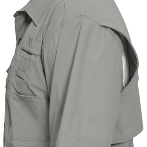 Nuevas camisas de pesca profesionales para hombre, de doble costura, algodón y spandex, fáciles de usar, diseño premium. - Product Image 3
