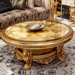 Luxury Classic Royal Traditional Durable <b>Wood</b> <b>Sofa</b> Set Sponge Filling for Apartment Living Room Furniture Amangiri Indonesia - Product Image 6