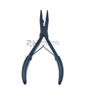 Pinza para Extensiones de Cabello RMI de Alta Calidad, Personalizada, con Punta de Plasma Negra y Empuñadura Negra - Product Image 2