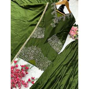 Conjunto de Top y Pantalón con Dupatta para Mujer, Ideal para Fiestas - Product Image 4