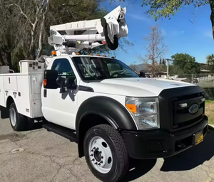 Usado para Ford F-550 2020, Camión con Plataforma Elevadora de 37 pies / Camión con Cesta - AT37G, Elevador Aéreo Automático, Bajo Kilometraje - Product Image 5