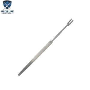 High Quality Skin <b>Hook</b> Double prong Surgical Instrument Stainless Steel for Soft Tissue Handling <b>Plastic</b> ENT Surgery Procedures - Product Image 2