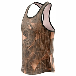 Débardeur Homme Géométrique Imprimé Bois Respirant Décontracté Col Rond Sublimation Polyester Tricoté Style Polyester - Product Image 3