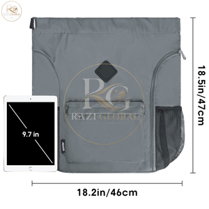 Bolsa Deportiva Grande de Lona Casual con Logotipo Personalizado, Impermeable, para Deportes al Aire Libre, Viajes, Gimnasio y Tenis - Product Image 2