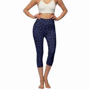 Leggings Deportivos de Cintura Alta con Estampado de Leopardo para Mujer, Venta al Por Mayor, Personalizados, Sin Costuras, Efecto Push-Up, para Gimnasio, Fitness y Yoga - Product Image 1