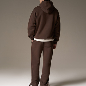 2026 Hot Sale Unisex Plus Size Oversize Hooded Fleece Winter Casual Fully Customized High Quality Tracksuit with Elastic Waist - Product Image 5