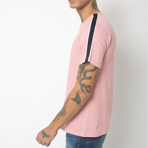 Camiseta de primera calidad para hombre, corte holgado, estampada, 100% algodón, contraste de color, mejor material, camiseta para hombre al por mayor - Product Image 2
