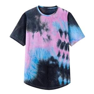 Camiseta Tie Dye de Diseño Personalizado al por Mayor, 100% Algodón, Camiseta para Hombre a Precio Económico, Servicio OEM, Diseño ODM - Product Image 1