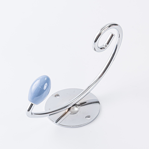 Modern <b>Wall</b> Mounted Coat <b>Hook</b> Decorative Single Robe <b>Hook</b> Metal - Product Image 3