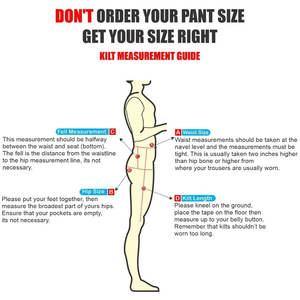 Kilt híbrido de cuero negro y naranja – Ropa gótica steampunk para hombre estilo Highland - Product Image 6