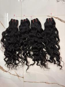 Extensiones de Cabello Humano Natural Rizado Indio Virgen de Primera Calidad – Cabello Humano Sin Procesar - Product Image 4