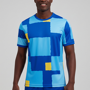 Camiseta de Fútbol Unisex de Alta Calidad Hecha a Medida, 100% Poliéster, Diseño de Sublimación Personalizado, Transpirable, de Secado Rápido, Manga Corta - Product Image 6