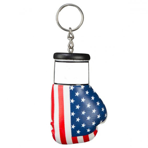 Custom Logo <b>Mini</b> Boxing Glove Keychain Metal Souvenir Promotional Sports Gift <b>Keyring</b> - Product Image 3