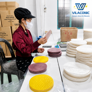 Vietnam Halal Vegan Rice <b>Paper</b> Sheets 340g Bag Round Square 18cm 22cm 30cm 32cm for Fresh Fried <b>Spring</b> <b>Rolls</b> OEM Factory/ ANNA - Product Image 5