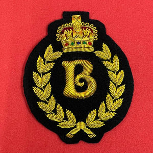 Parche Bordado a Mano con Hilo de Oro 3D, Colores Personalizados, Insignia de Blazer con Alfabeto, Parche Hecho a Mano para Chaquetas, Camisas, Blazers y Lona - Product Image 3