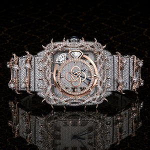 Premium Moissanite <b>Watch</b> Men Full <b>Diamond</b> VVS Stones Stainless Steel Luxury Wristwatch - Product Image 1