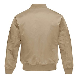 mens bomber <b>jacket</b> <b>fleece</b> <b>lined</b> warm casual zipper front winter outerwear <b>jacket</b> - Product Image 2